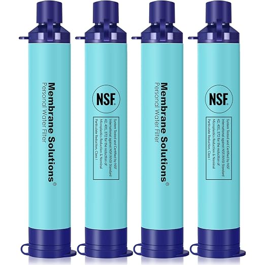 Membrane Solutions Survival Water Filter — Filtro de Agua Portátil